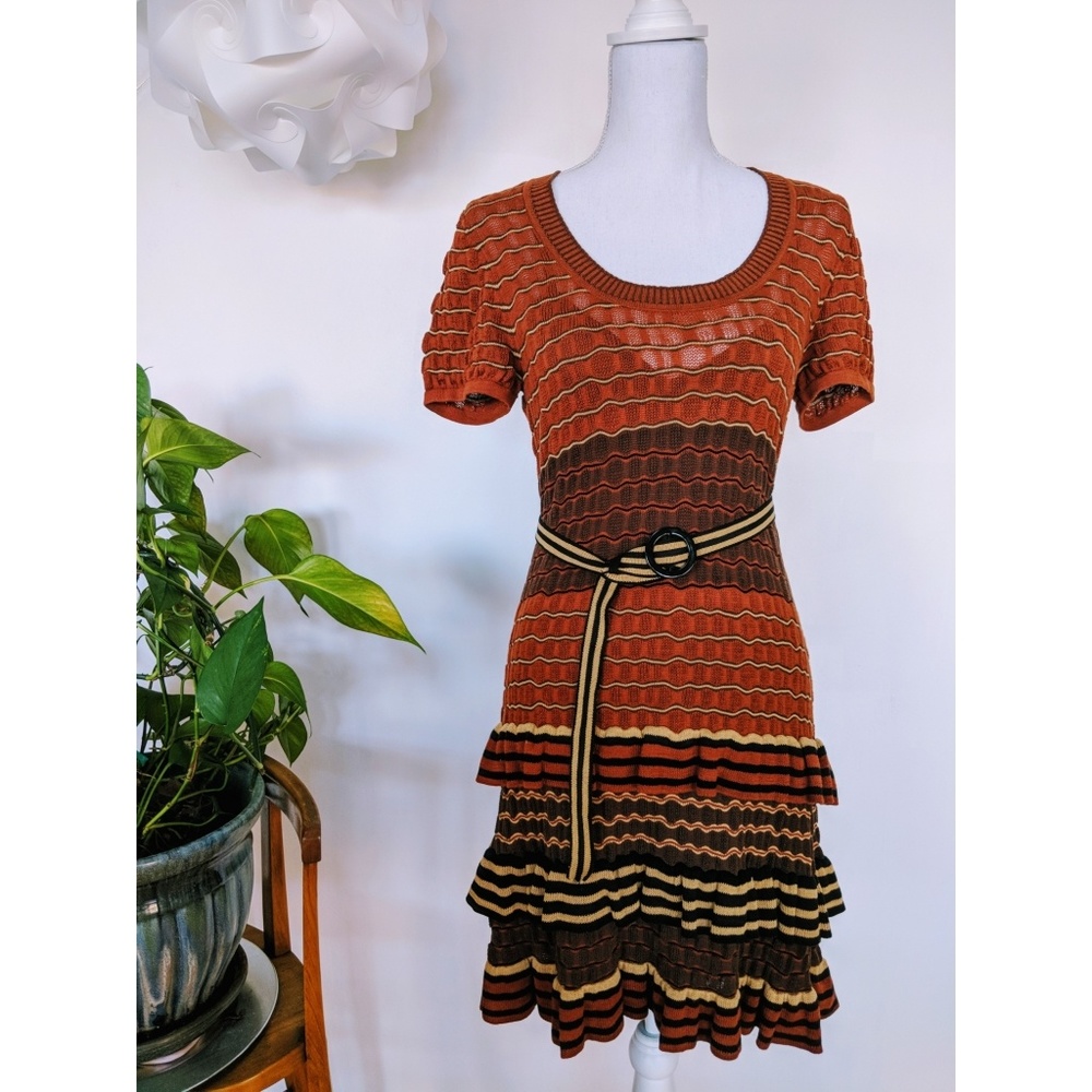 •Nanette Lepore• Cocktail Ruffle Dress